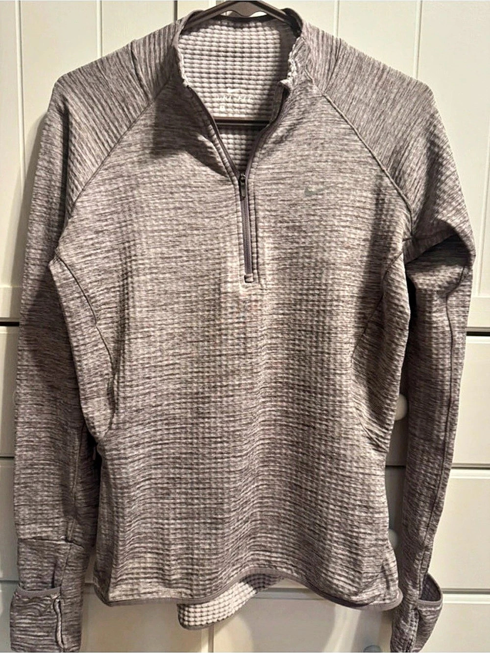 Nike Therma Sphere 1/2 Zip Pullover Dri-FIT Gray Small